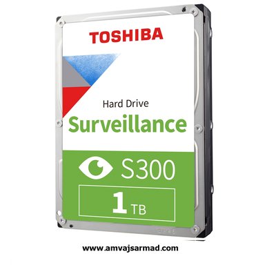 هارد دیسک اینترنال توشیبا ظرفیت 1 ترابایت مدل S300